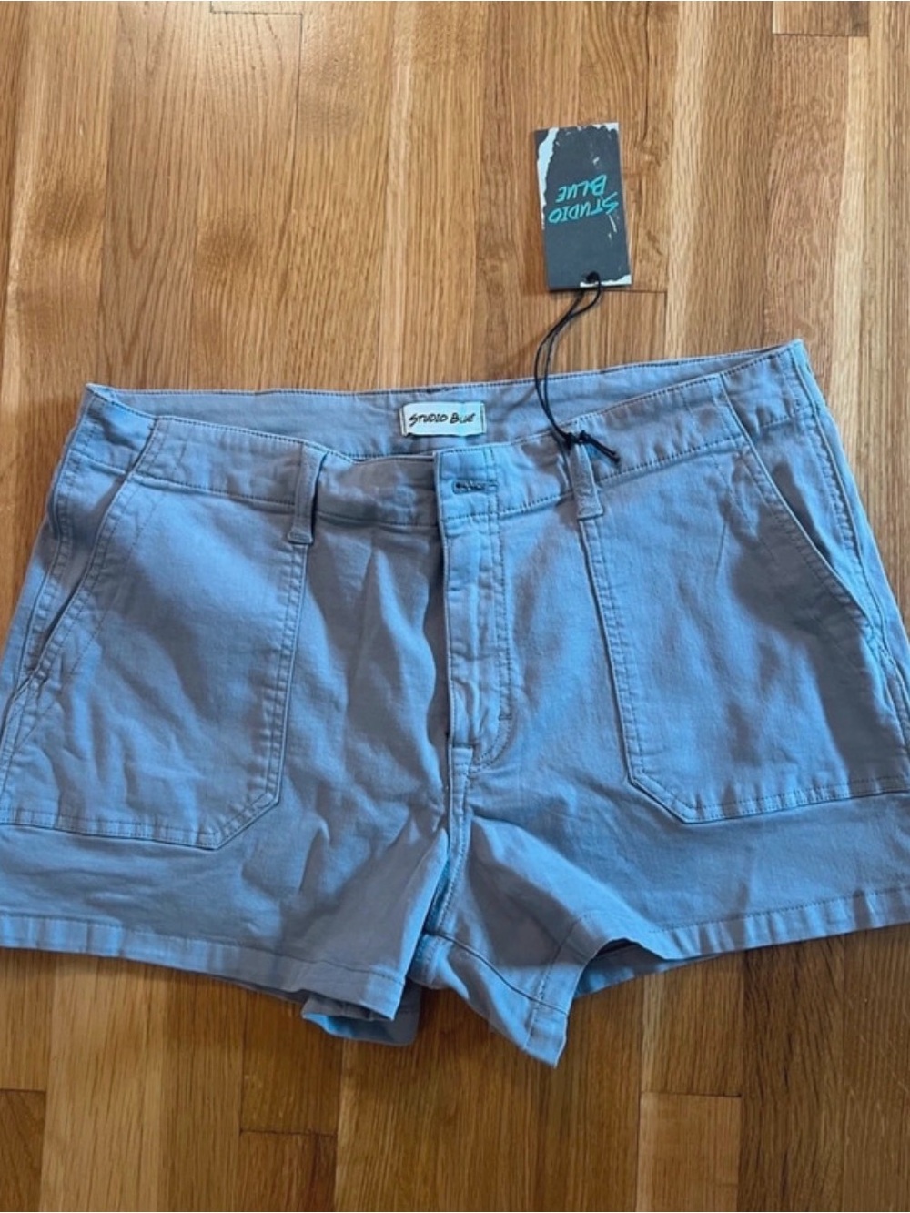 Grey Jean Shorts